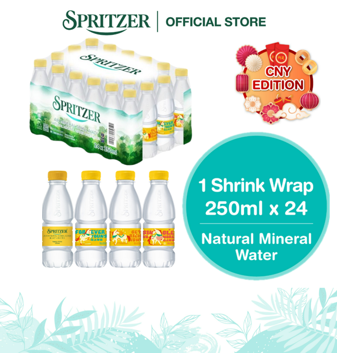 Spritzer Natural Mineral Water CNY Edition (250ML X 24)