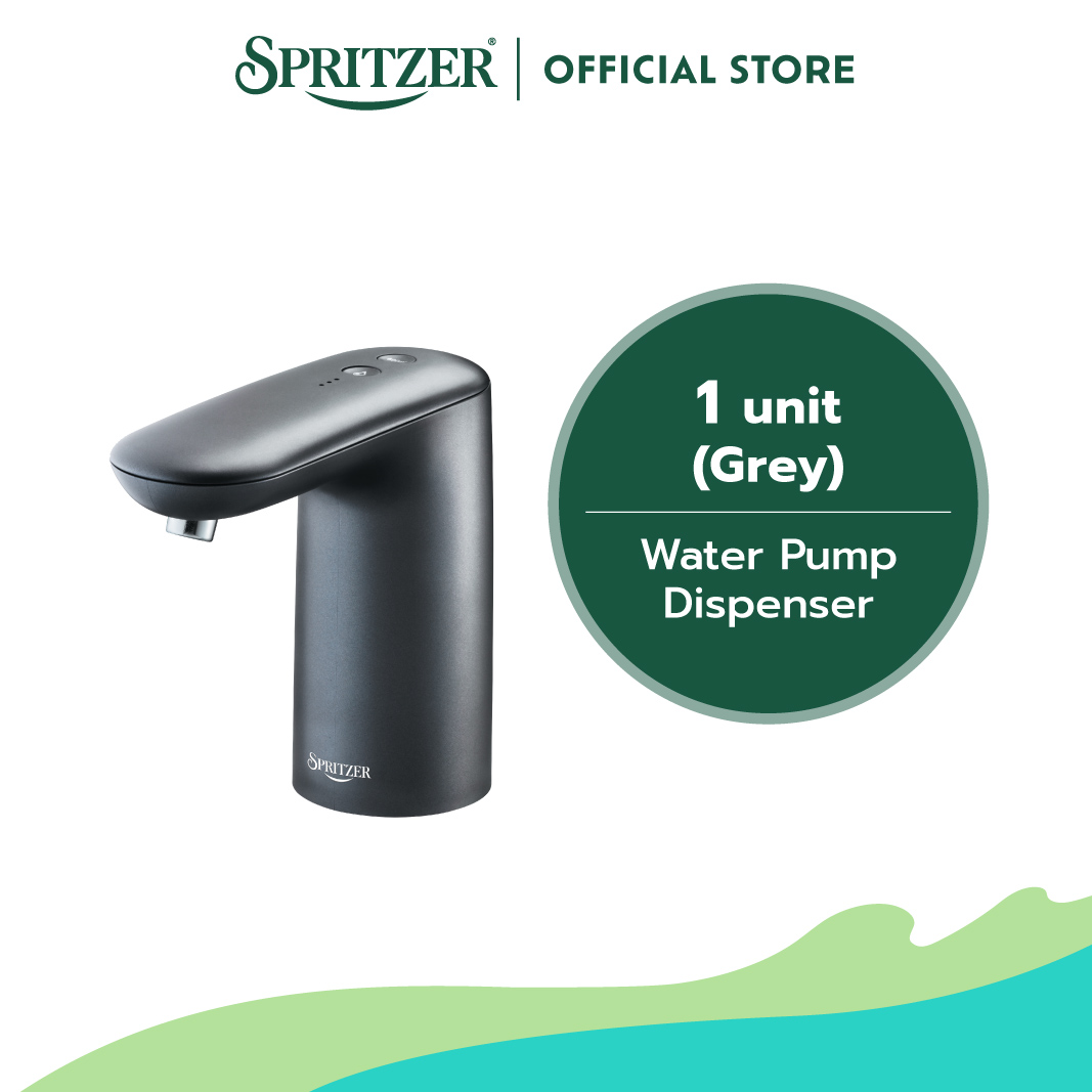 Spritzer Water Pump Dispenser - Grey