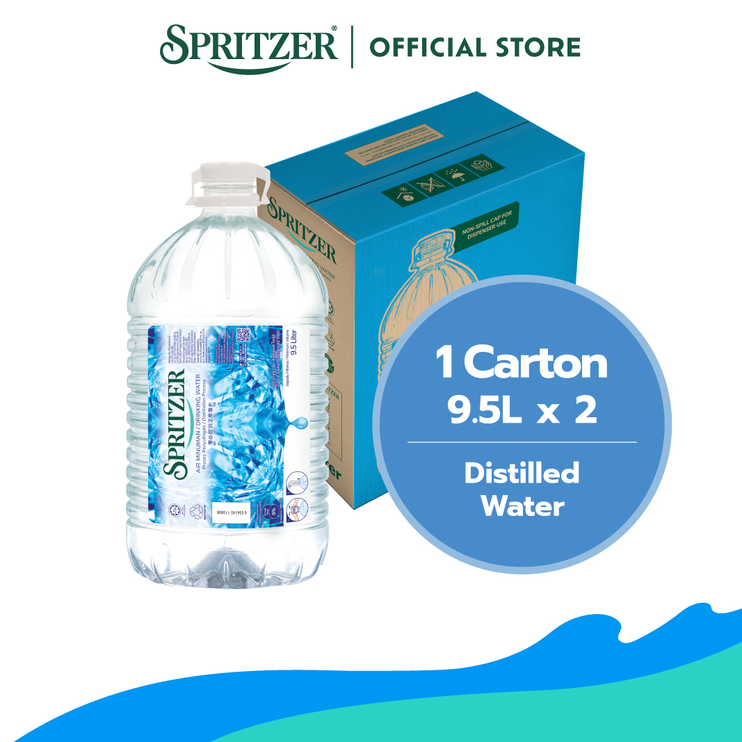 Spritzer Distilled Water (9.5L X 2)